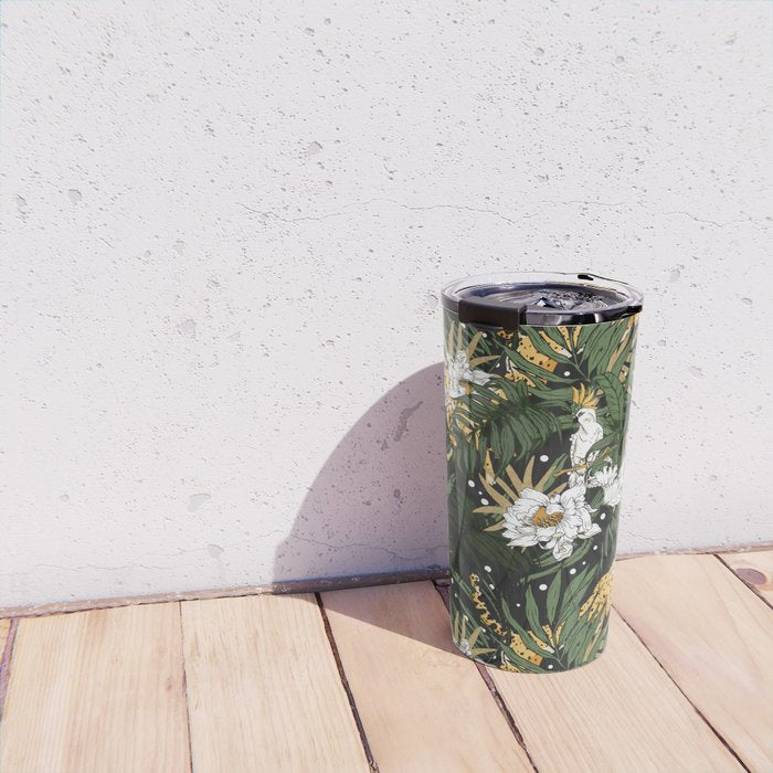 Cheetah in the glamorous nocturnal jungle Travel Mug Gallery Image 4