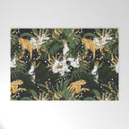Cheetah in the glamorous nocturnal jungle Welcome Mat Gallery Image 1