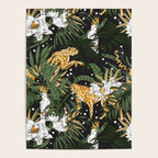 Cheetah in the glamorous nocturnal jungle Poster Gallery Image 4