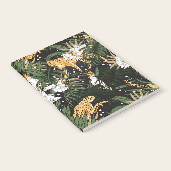 Cheetah in the glamorous nocturnal jungle Notebook Gallery Image 2