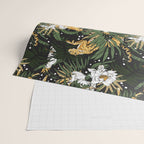 Cheetah in the glamorous nocturnal jungle Wrapping Paper Gallery Image 2