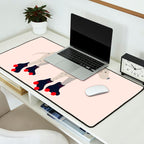 Dog on roller skates  Desk Mat Gallery Image 2