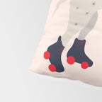 Dog on roller skates  Pillow Sham Gallery Image 4