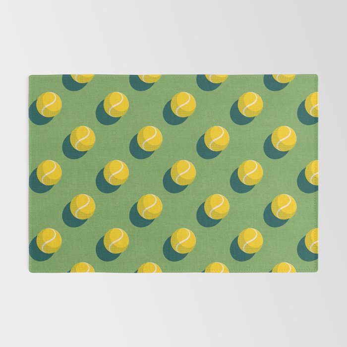 BALLS Tennis - grass court - pattern Rug Gallery Image 2