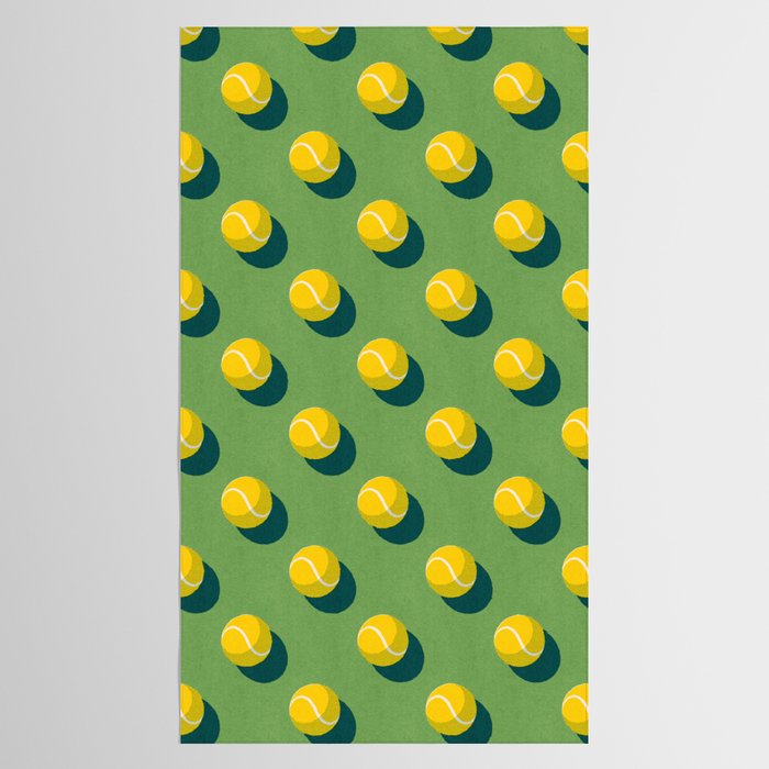 BALLS Tennis - grass court - pattern Tablecloth Gallery Image 2