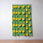 BALLS Tennis - grass court - pattern Window Curtain Gallery Image 3