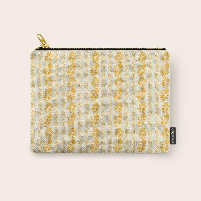 German Drapery - Yellow Carry All Pouch Gallery Image 1