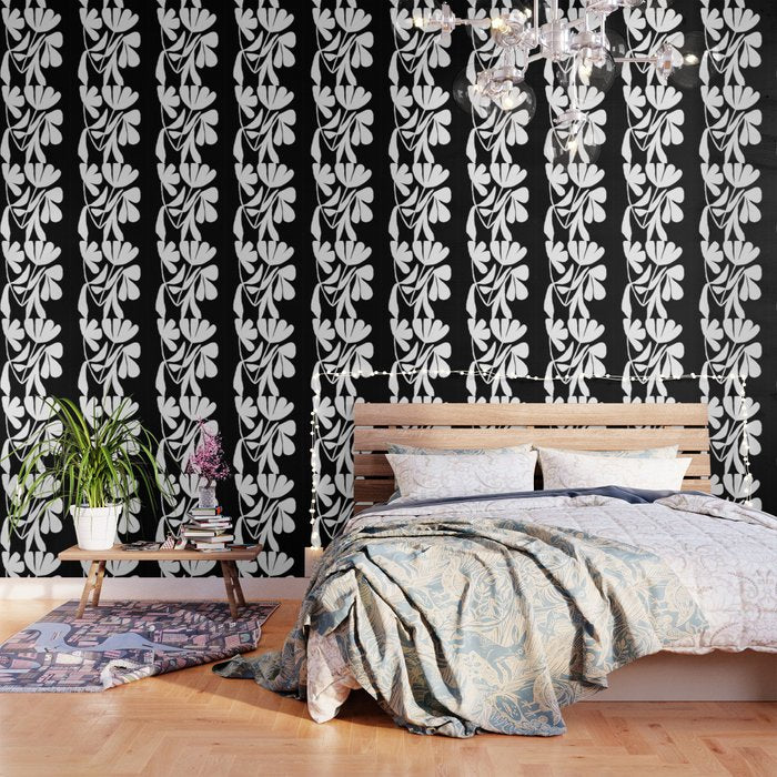 Tulip Fossil In Black  Wallpaper Gallery Image 3