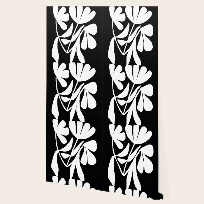 Tulip Fossil In Black  Wallpaper Gallery Image 2