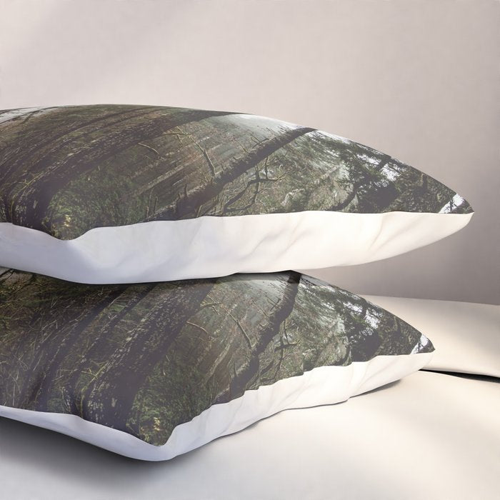 Pacific Northwest Forest Pillow Sham Gallery Image 3