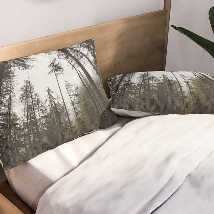 Pacific Northwest Forest Pillow Sham Gallery Image 2