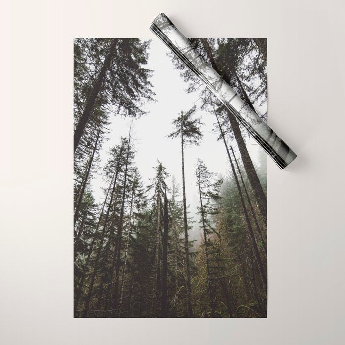 Pacific Northwest Forest Wrapping Paper Gallery Image 1
