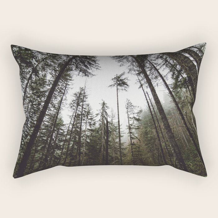 Pacific Northwest Forest Rectangular Pillow Gallery Image 1