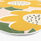 Flower Market - Sunflower #1 Bath Mat Gallery Image 3
