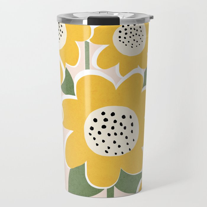 Flower Market - Sunflower #1 Travel Mug Gallery Image 1