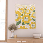 Flower Market - Sunflower #1 Wall Tapestry Gallery Image 2
