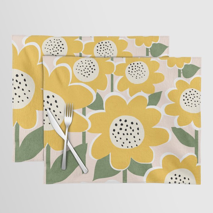Flower Market - Sunflower #1 Placemat Gallery Image 1