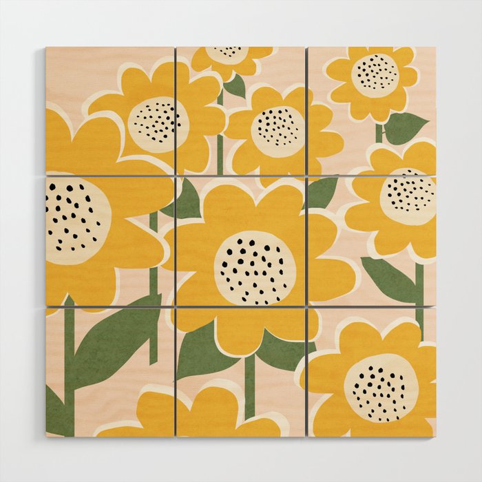 Flower Market - Sunflower #1 Wood Wall Art Gallery Image 1