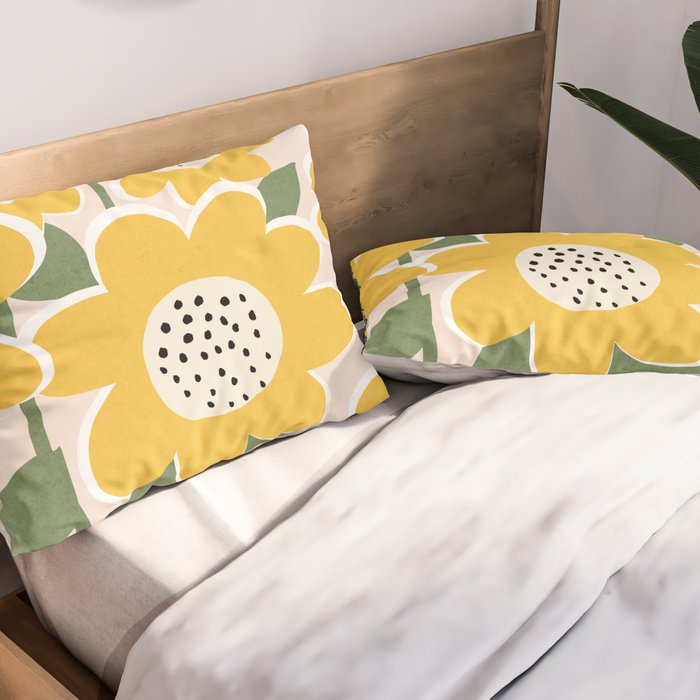 Flower Market - Sunflower #1 Pillow Sham Gallery Image 2