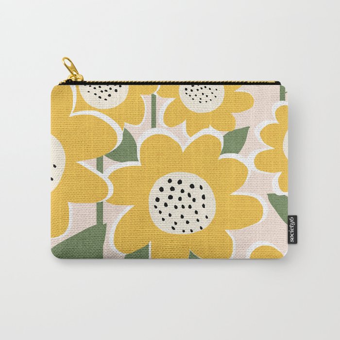 Flower Market - Sunflower #1 Carry All Pouch Gallery Image 1