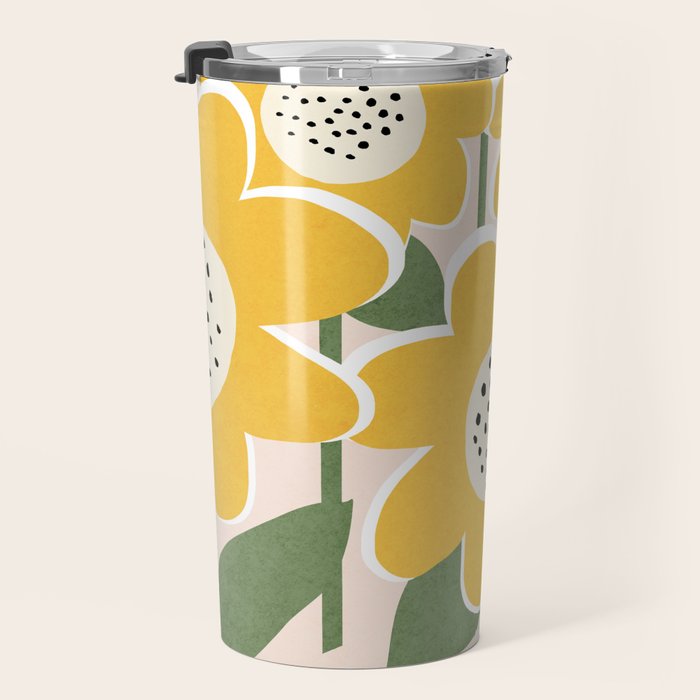 Flower Market - Sunflower #1 Travel Mug Gallery Image 3