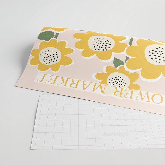 Flower Market - Sunflower #1 Wrapping Paper Gallery Image 2