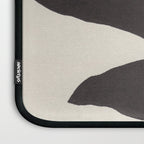 Linocut Branch #3 / Black & White Laptop Sleeve Gallery Image 3