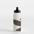 Linocut Branch #3 / Black & White Water Bottle Gallery Image 3