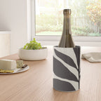 Linocut Branch #3 / Black & White Wine Chiller Gallery Image 4