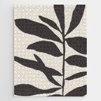 Linocut Branch #3 / Black & White Jigsaw Puzzle Gallery Image 1
