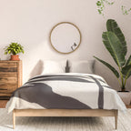 Linocut Branch #3 / Black & White Comforter Gallery Image 3