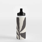 Linocut Branch #3 / Black & White Water Bottle Gallery Image 2