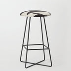 Linocut Branch #3 / Black & White Stool Gallery Image 1