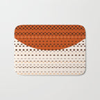 Desert Sunset - Abstract Minimalism in Burnt Orange Bath Mat Gallery Image 1