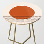 Desert Sunset - Abstract Minimalism in Burnt Orange Side Table Gallery Image 2