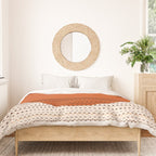 Desert Sunset - Abstract Minimalism in Burnt Orange Duvet Cover Gallery Image 3