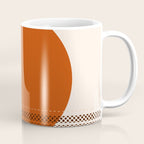 Desert Sunset - Abstract Minimalism in Burnt Orange Coffee Mug Gallery Image 1