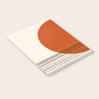 Desert Sunset - Abstract Minimalism in Burnt Orange Notebook Gallery Image 3