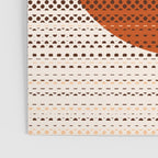 Desert Sunset - Abstract Minimalism in Burnt Orange Poster Gallery Image 3