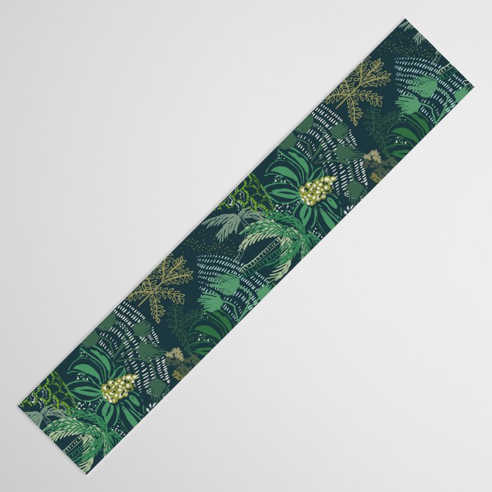 Italian landscape dark green Table Runner Gallery Image 3