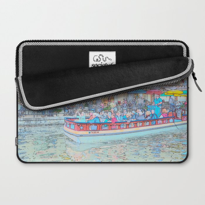 Ride Down The River - San Antonio, Texas Laptop Sleeve Gallery Image 2