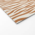 Tiger Stripes In Neutral Welcome Mat Gallery Image 2