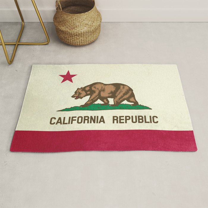 California Republic Flag Rug Gallery Image 1