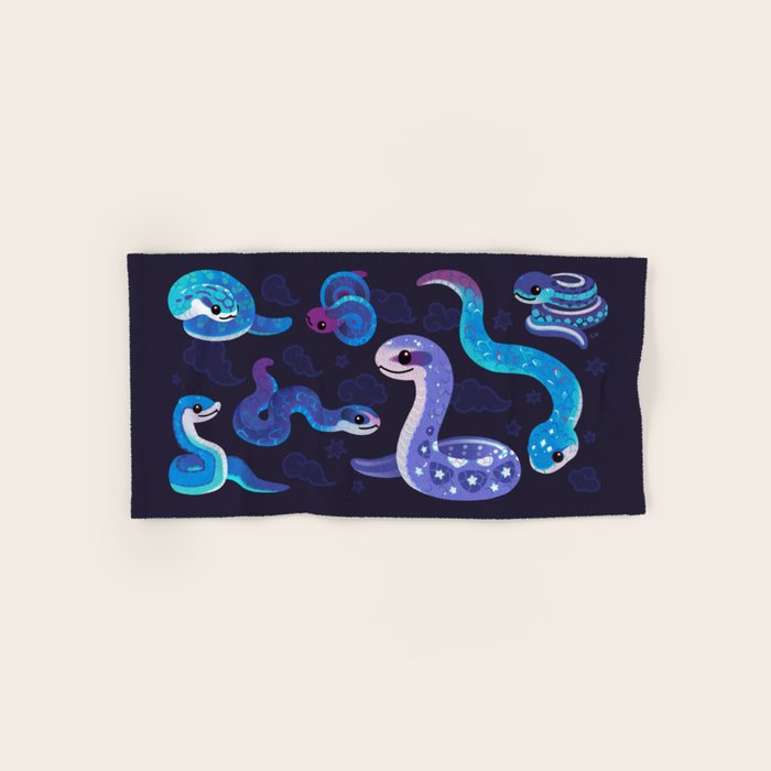 The Year of the Blue Snake Bath Towel Gallery Image 1