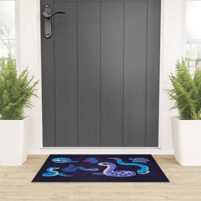 The Year of the Blue Snake Welcome Mat Gallery Image 3