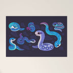 The Year of the Blue Snake Welcome Mat Gallery Image 1