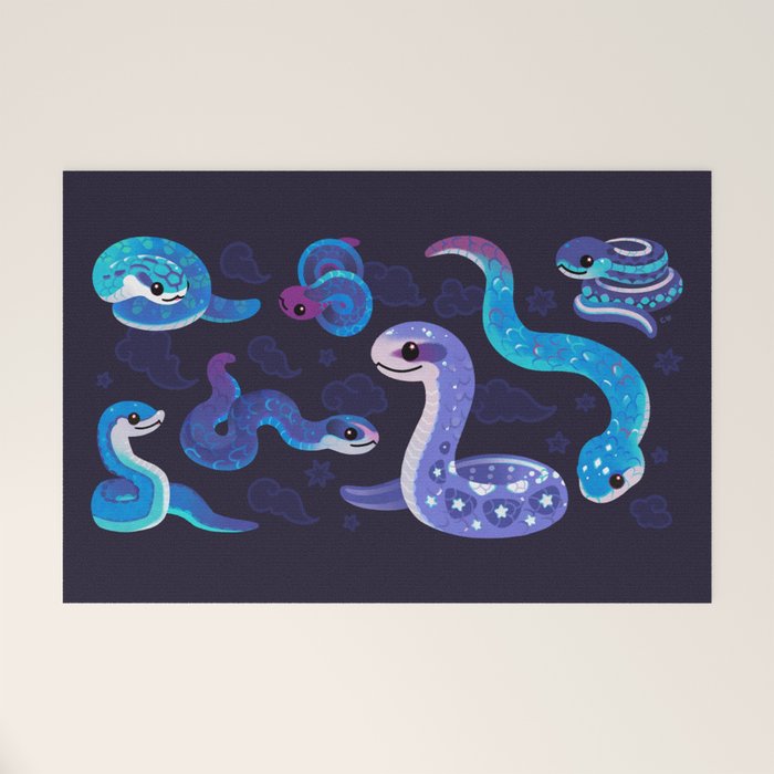 The Year of the Blue Snake Welcome Mat Gallery Image 1