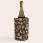 Mums and Vines Floral Mauve Olive and Rust Wine Chiller Gallery Image 3