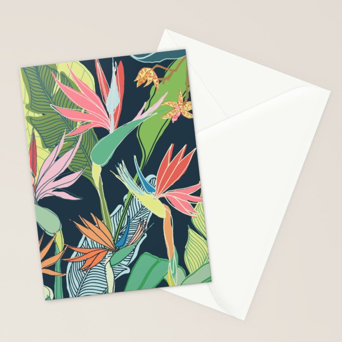 Tropical Bird of Paradise Stationery Card Gallery Image 2