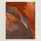 Rust and Metal Japandi Art Jigsaw Puzzle Gallery Image 1